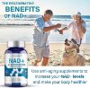 Picture of NAD+ Supplement 1500 mg - 120 Capsules High Purity NAD+ & Resveratrol, NMN Supplement Alternative for Anti-Aging, Antioxidant Support, Energy & Focus Boost