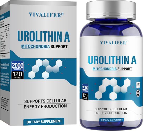 Picture of 1000 MG Urolithin A Supplement, 90 Softgels Powerful Antioxidants for Healthy Aging and Mitochondrial Support, Cell Repair